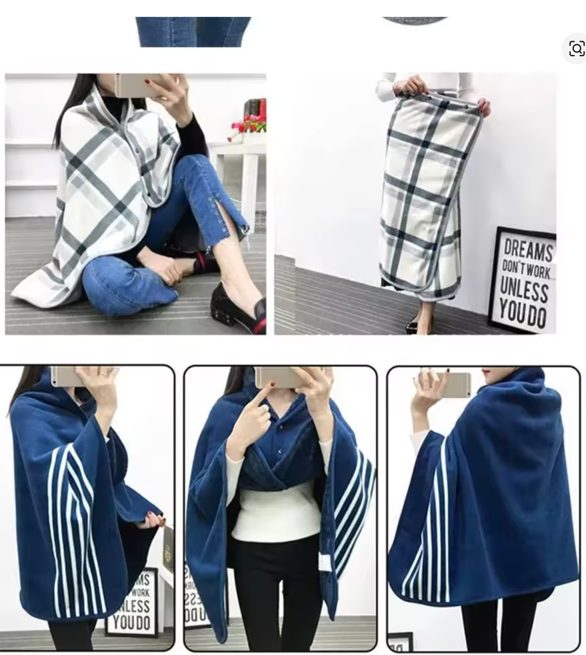 The Wearable Blanket Shawl™