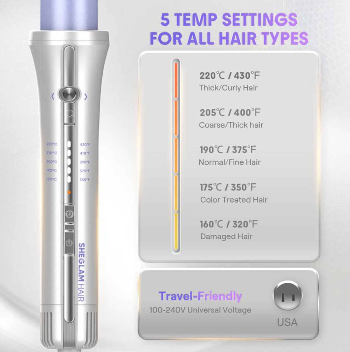Automatic AirShot Hair Curler
