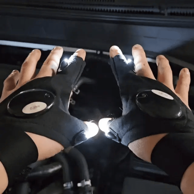 LED Flashlight Gloves