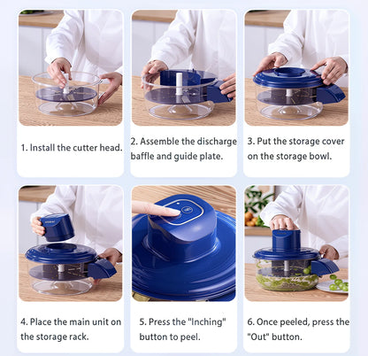 The Peel Power Multi-Functional Drum Peeler