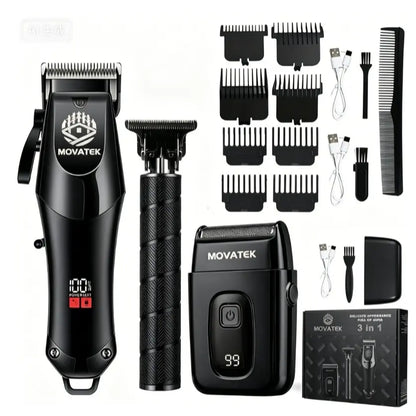 3-in-1 Professional Clipper & Trimmer Kit