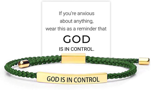 God is in Control Bracelet