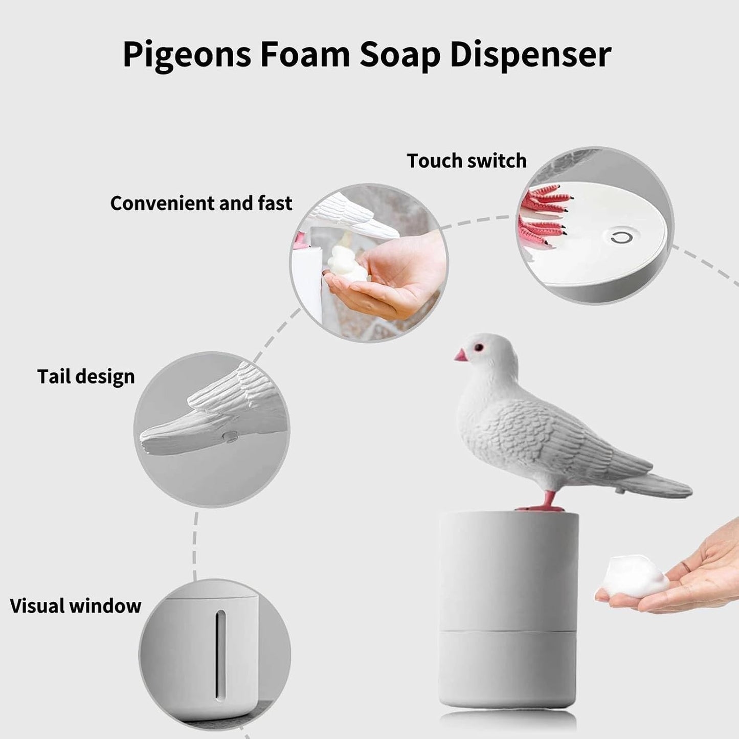 Bird of Peace Foam Soap Dispenser