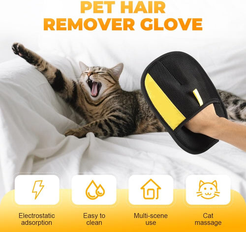 Electrostatic Pet Hair Removal Glove