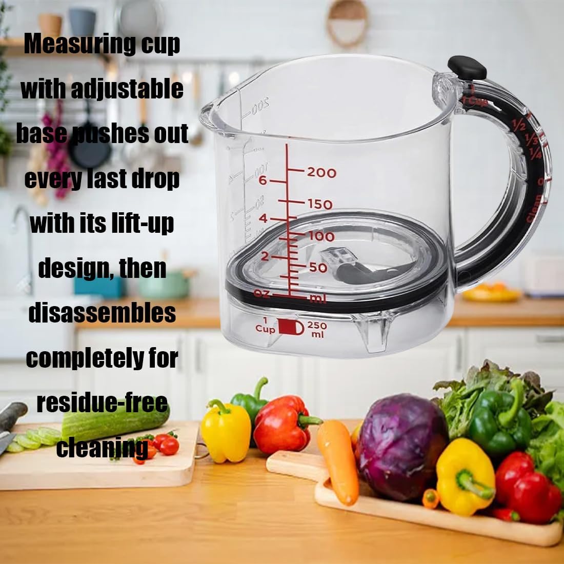 4-in-1 Adjustable Measuring Cup