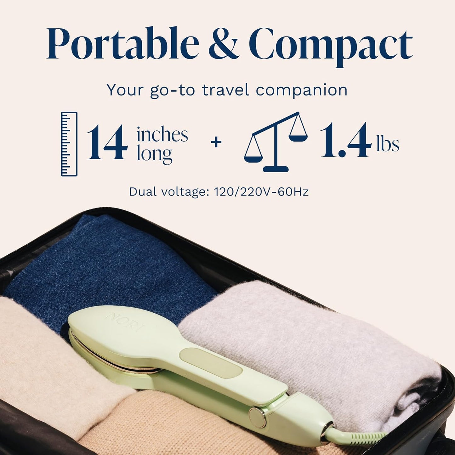 Nori Press Travel Steam Iron