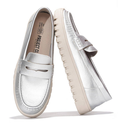Cloud Cushioned Leather Loafers