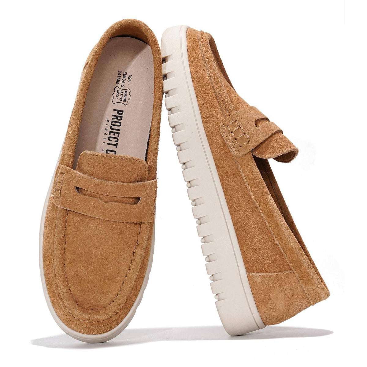 Cloud Cushioned Leather Loafers