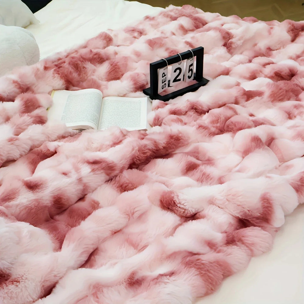 Soft Rabbit Fleece Blanket
