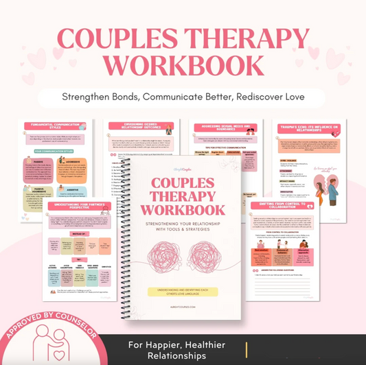 Couples Therapy Workbook – Strengthen Love & Relationships