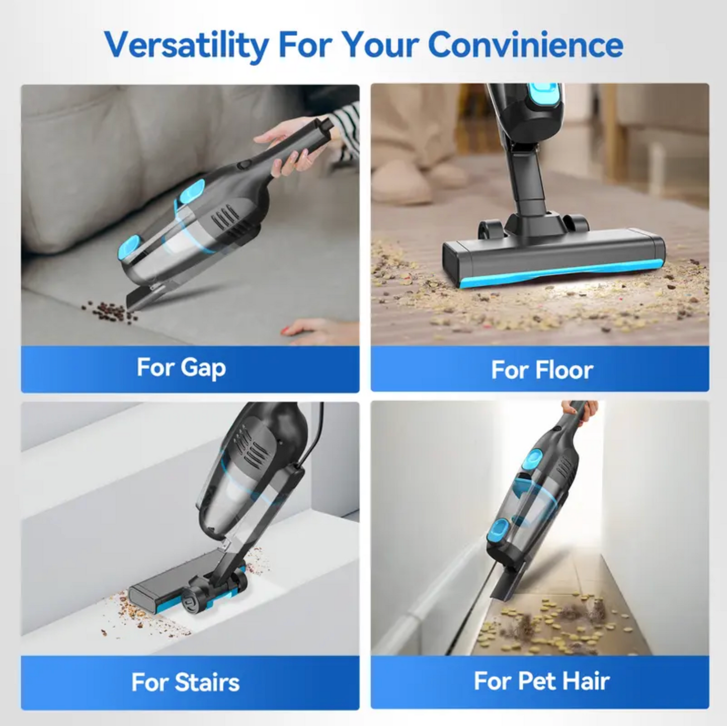OtterZoom™ Ultra Lightweight Cordless Vacuum