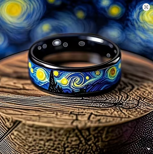 The Starry Night Ring