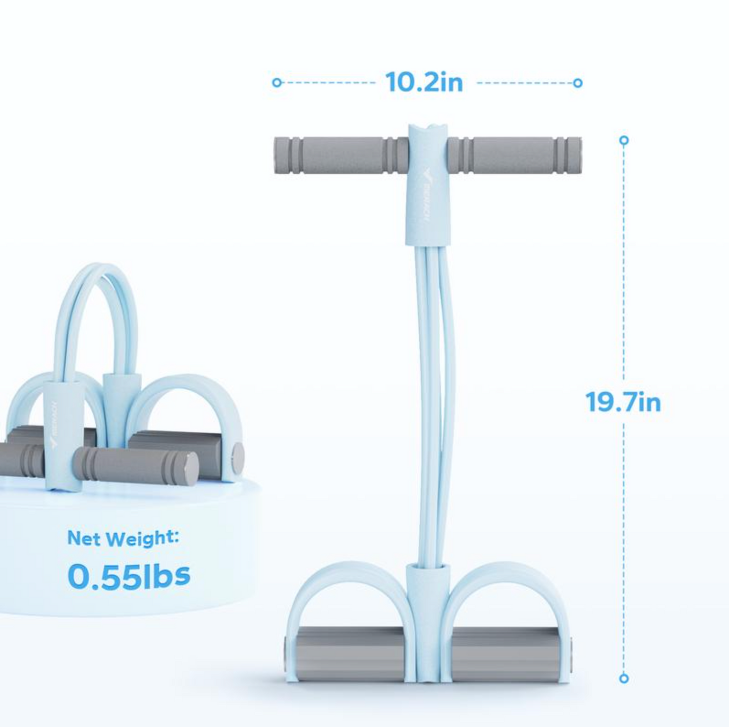 Multifunction Resistance Band with Pedals