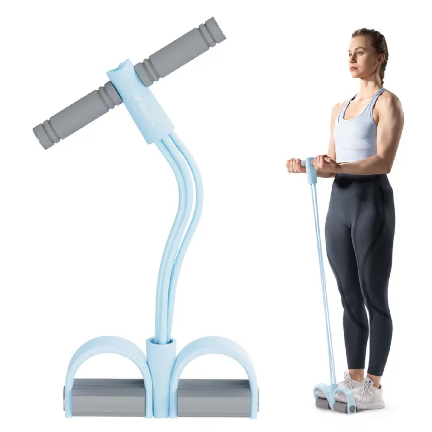 Multifunction Resistance Band with Pedals