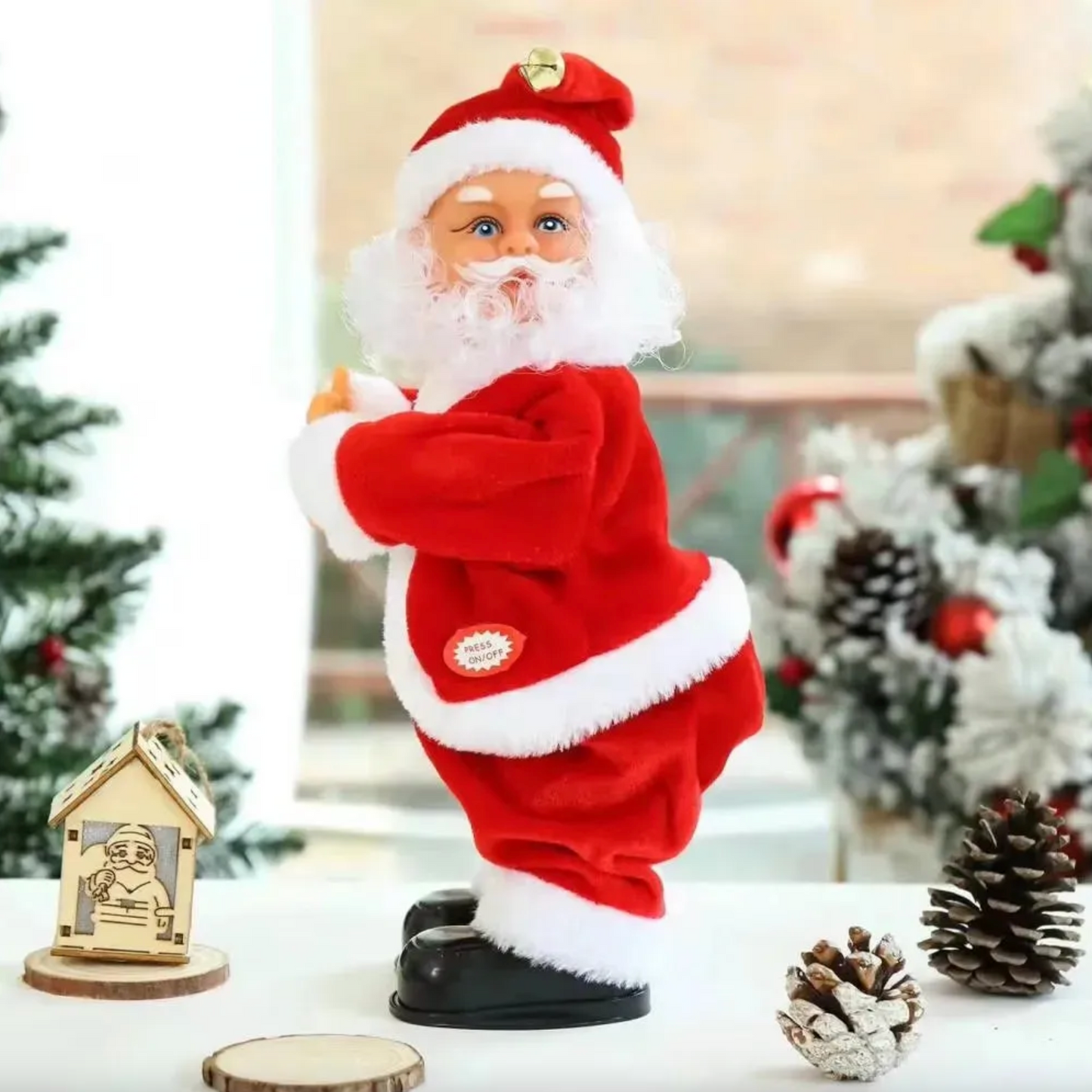 The Humorous Dancing Santa Claus