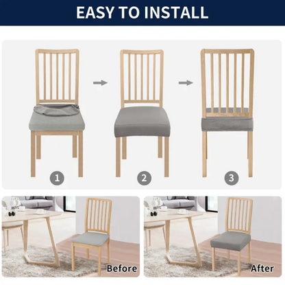 100% Waterproof Seat Covers for Dining Chairs