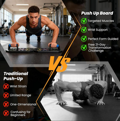 28-Hole Push-Up Board Fitness Kit