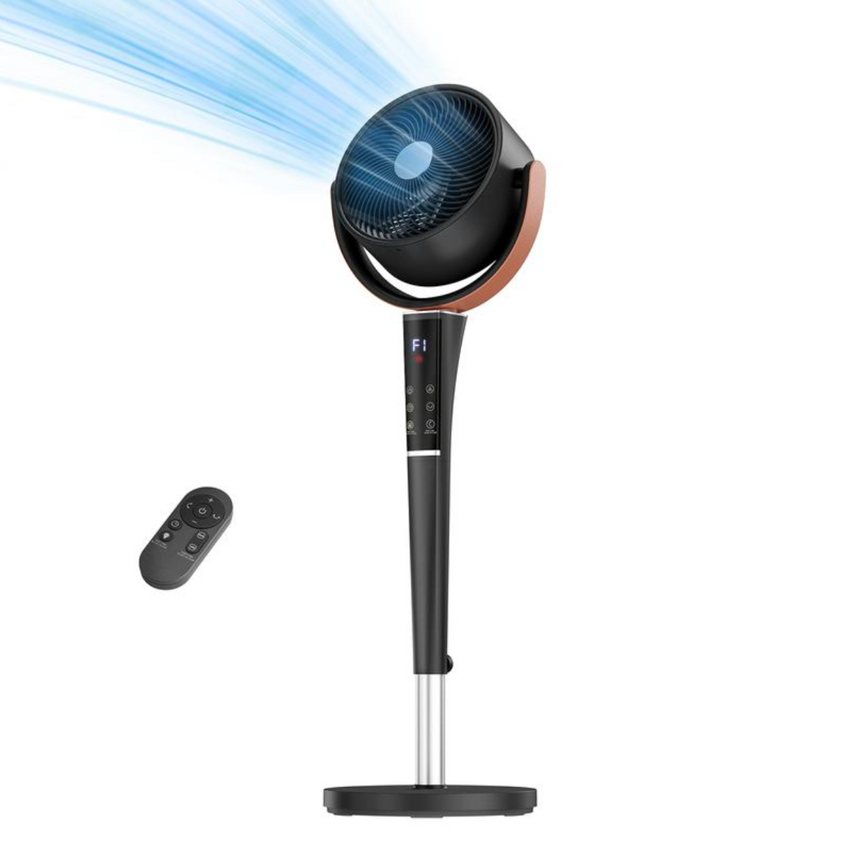 Standing LED Light Pedestal Fan