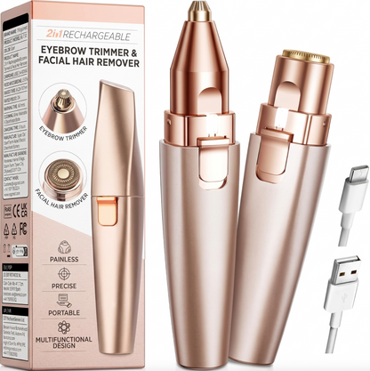 The 2-in-1 Brow & Face Trimmer