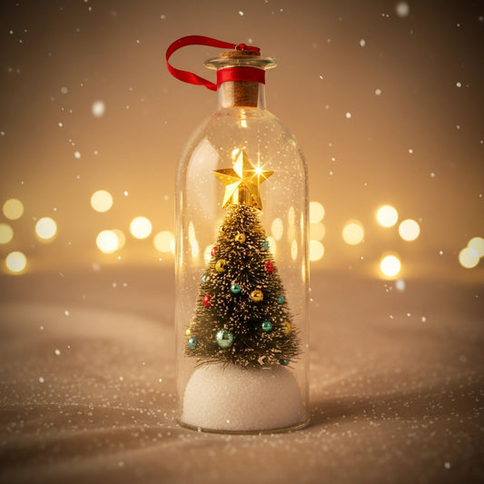 Christmas Tree Message In A Bottle - Record a Never Forgotten Message