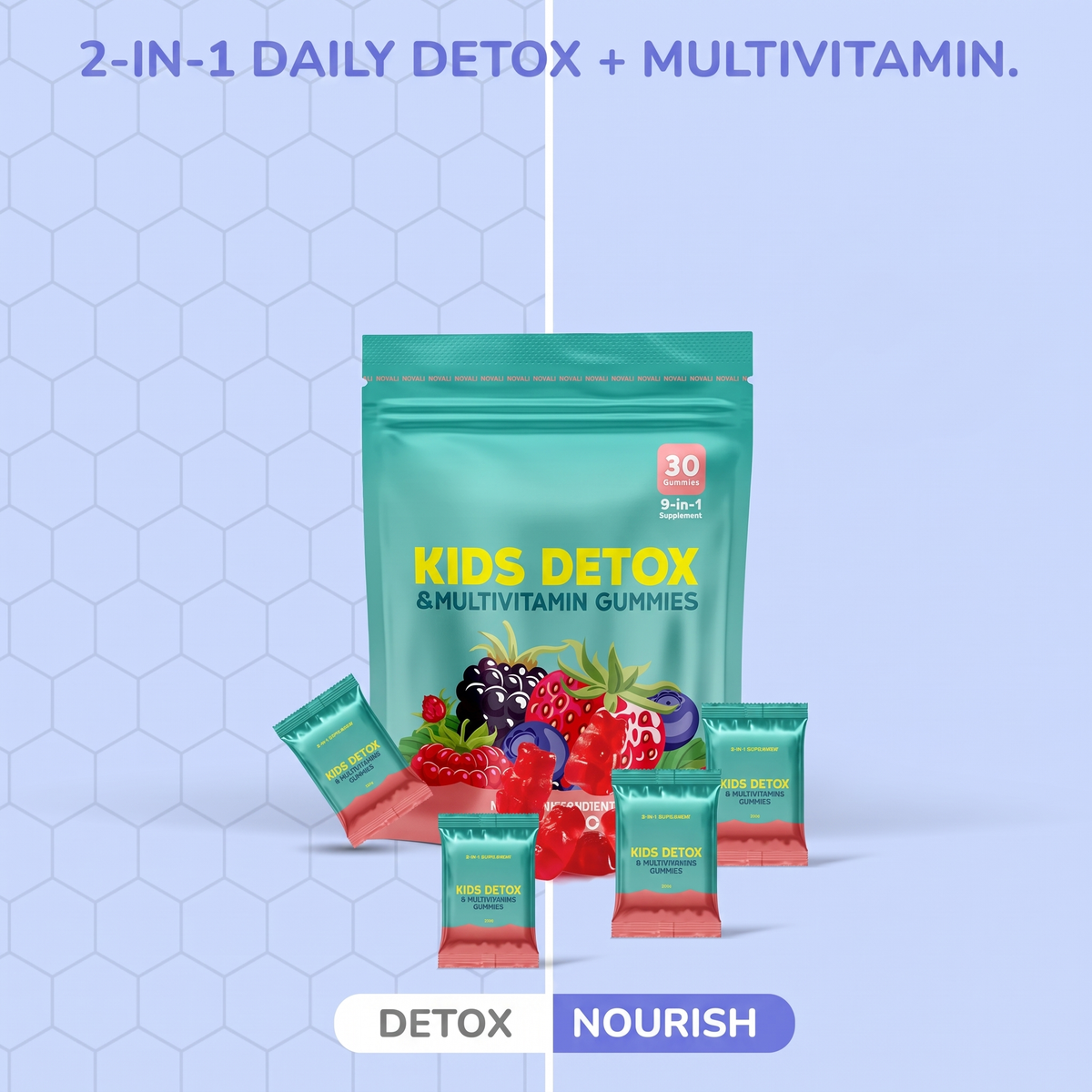 Kids Extra Support Gummies For Clearer Speech, Calmer Behavior, and Better Focus*